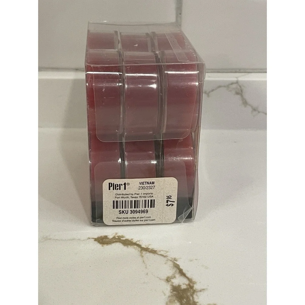 Pier 1 Imports Apple Crisp Scented Tealight Candles 12 Pack Red New